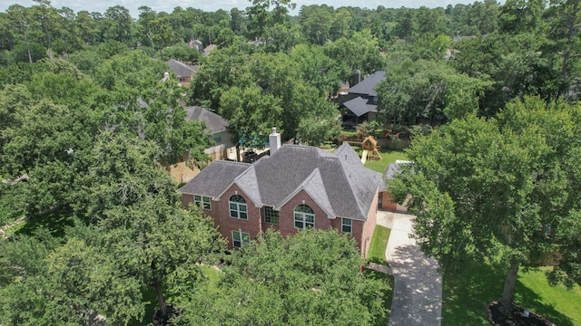 13518 Via Chianti Ln, Cypress, TX 77429 - view from above of property featuring a forest