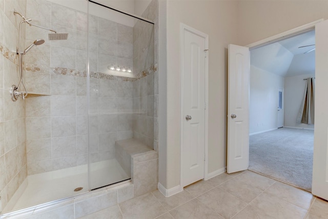 24014 Bluestem Ridge Ct, Katy, TX 77493 - full bathroom featuring a shower stall and tile patterned floors