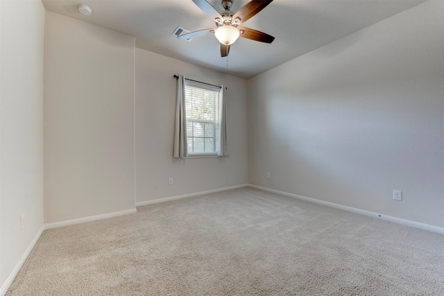 24014 Bluestem Ridge Ct, Katy, TX 77493 - carpeted spare room featuring a smoke detector and a ceiling fan
