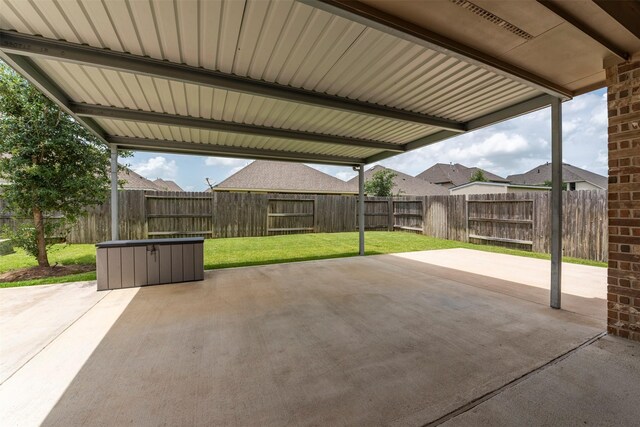 24014 Bluestem Ridge Ct, Katy, TX 77493 - fenced backyard featuring a patio