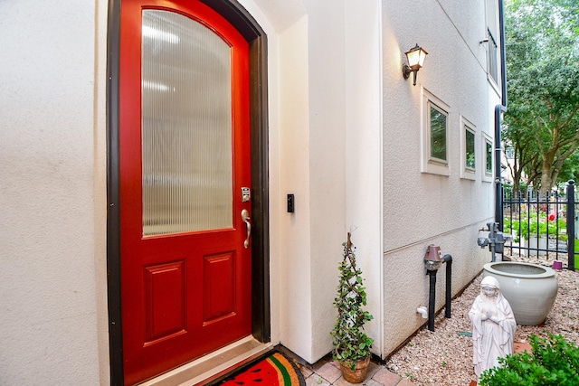 10924 Wrenwood Park, Houston, TX 77043 - property entrance featuring stucco siding