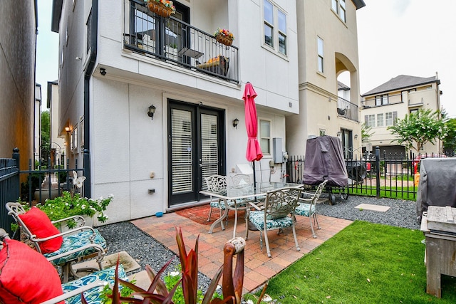 10924 Wrenwood Park, Houston, TX 77043 - patio / terrace featuring a patio and outdoor dining space
