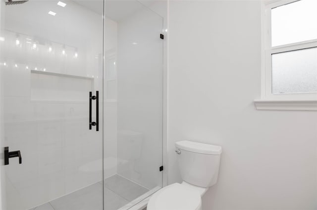 12706 Westleigh Dr, Houston, TX 77077 - bathroom with toilet and a stall shower