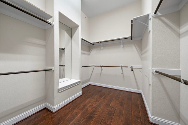 3822 Moreland Branch Ln, Katy, TX 77493 - walk in closet featuring wood-type flooring