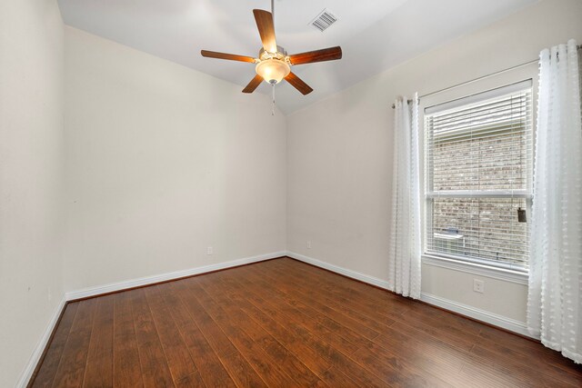 3822 Moreland Branch Ln, Katy, TX 77493 - unfurnished room with hardwood / wood-style flooring and ceiling fan