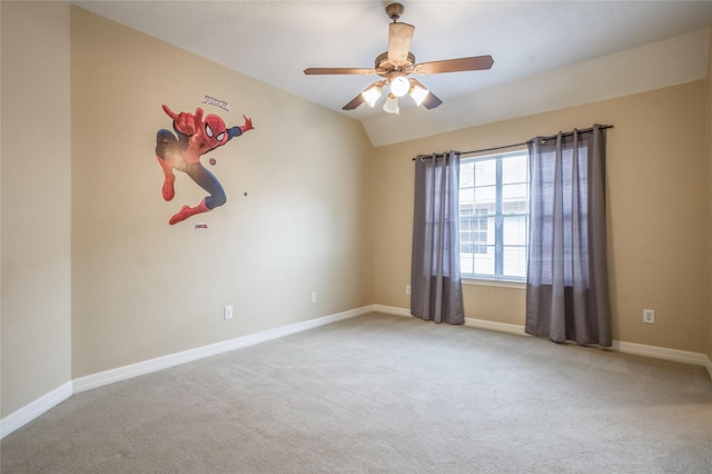 3718 W Pine Brook Way, Houston, TX 77059 - carpeted empty room with baseboards and ceiling fan
