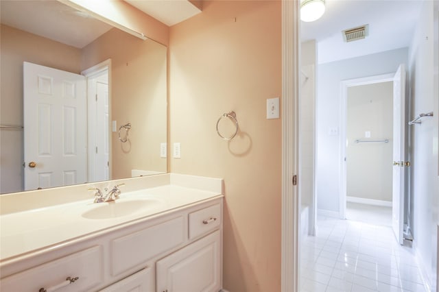 3718 W Pine Brook Way, Houston, TX 77059 - full bathroom featuring vanity and tile patterned floors