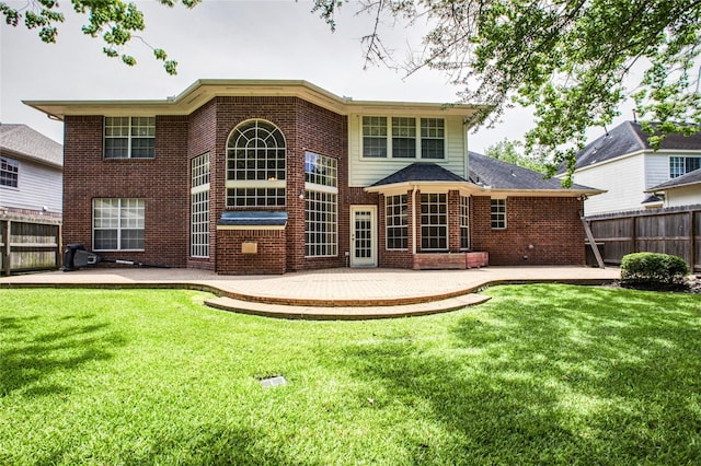 3718 W Pine Brook Way, Houston, TX 77059 - rear view of property with a patio area and brick siding