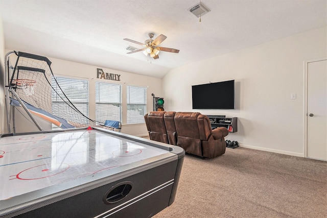 30110 Saw Oaks, Magnolia, TX 77355 - rec room with ceiling fan and light carpet