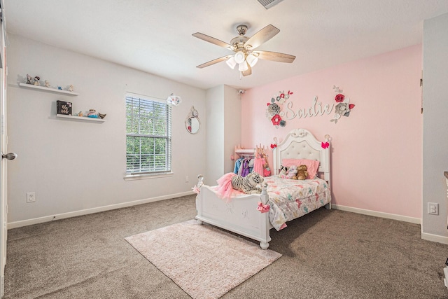 30110 Saw Oaks, Magnolia, TX 77355 - carpeted bedroom with baseboards and ceiling fan