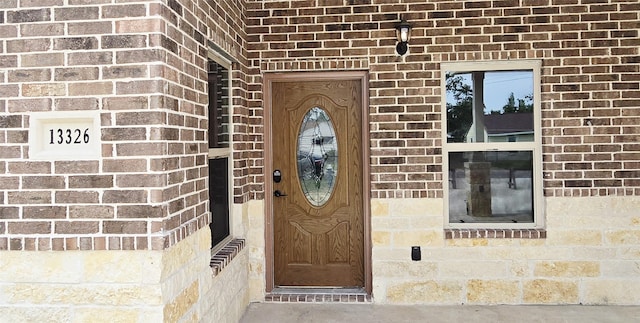 13326 Joliet St, Houston, TX 77015 - entrance to property featuring brick siding