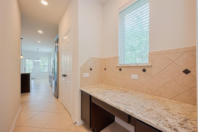 19339 Oxford Haven Dr, Cypress, TX 77433 - bathroom with recessed lighting and tile patterned floors