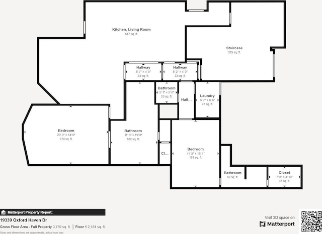 19339 Oxford Haven Dr, Cypress, TX 77433 - view of room layout