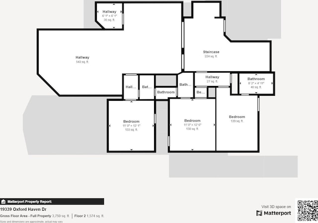 19339 Oxford Haven Dr, Cypress, TX 77433 - view of room layout