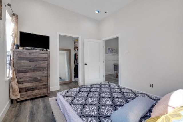 610 S Railroad Ave, Shepherd, TX 77371 - bedroom with wood finished floors and a spacious closet