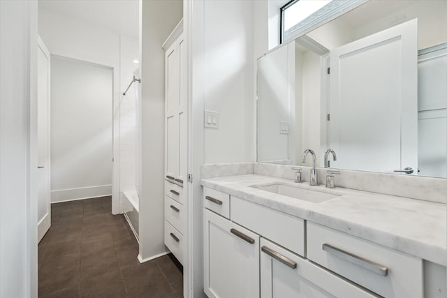 1010 Waltway Dr, Houston, TX 77008 - full bathroom with vanity and bathing tub / shower combination