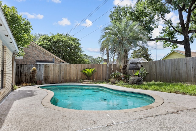 14202 Double Pine Dr, Houston, TX 77015 - view of pool with a fenced backyard and a patio area