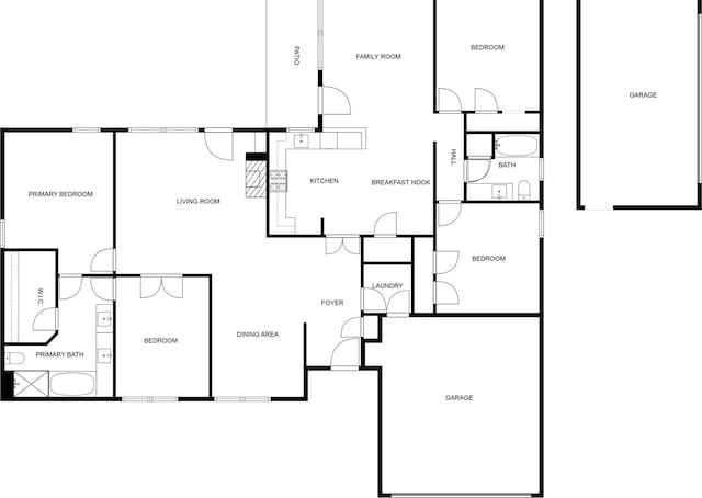 14202 Double Pine Dr, Houston, TX 77015 - view of floor plan / room layout