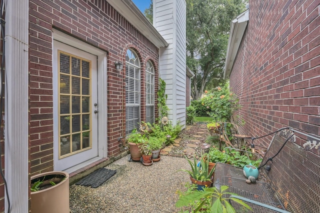 4723 Cashel Castle Dr, Houston, TX 77069 - entrance to property with brick siding and a chimney