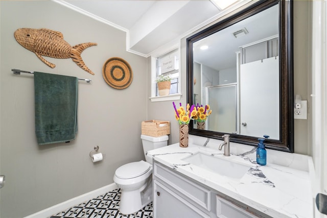 610 Seashell Dr, Freeport, TX 77541 - full bath featuring vanity and a shower stall
