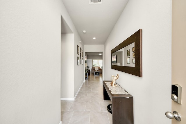 29530 Patricias Way, Katy, TX 77494 - corridor featuring light tile patterned floors and baseboards