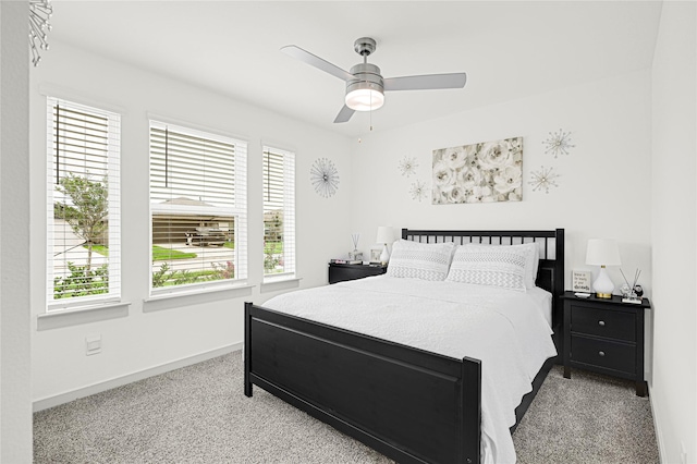 3430 Harper Meadow Ln, Missouri City, TX 77459 - bedroom with carpet floors and ceiling fan