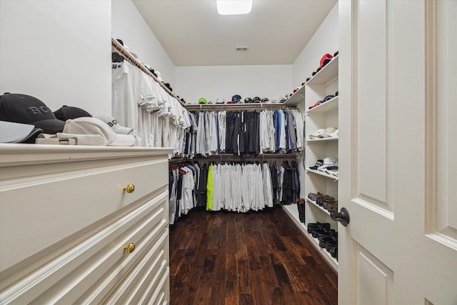 3319 Bridgeberry Ln, Houston, TX 77082 - walk in closet featuring dark wood-style floors
