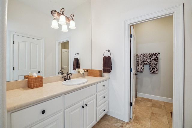 3319 Bridgeberry Ln, Houston, TX 77082 - bathroom with vanity and baseboards