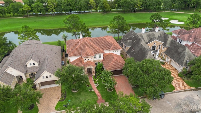 3319 Bridgeberry Ln, Houston, TX 77082 - drone / aerial view of a large body of water and a local golf course
