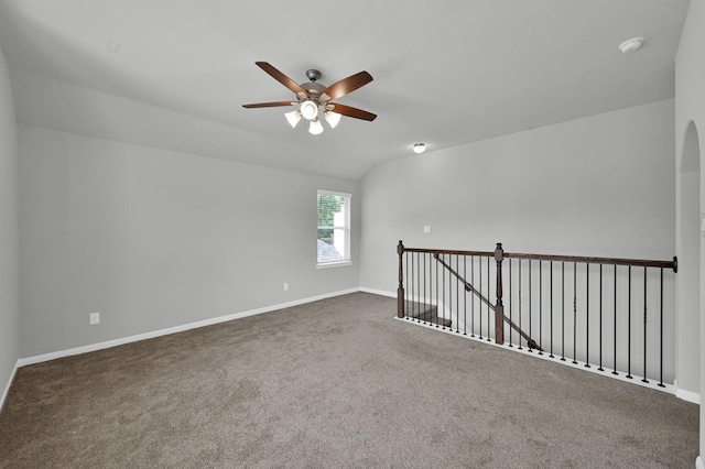 13310 Hidden Valley Dr, Montgomery, TX 77356 - spare room with ceiling fan, carpet, and a smoke detector