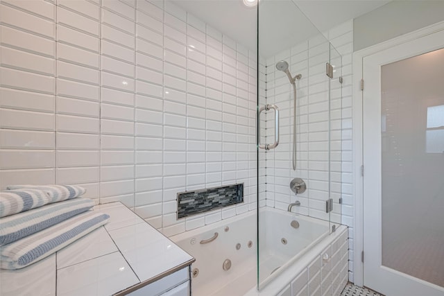 5123 Saxon Dr, Houston, TX 77092 - full bath with a combined bath / shower with jetted tub