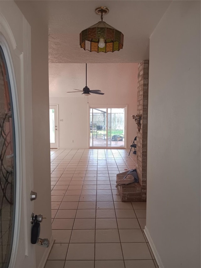 18602 Lippizaner Dr, Cypress, TX 77433 - hallway with tile patterned floors