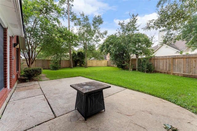 14619 Townsend Ct, Cypress, TX 77429 - fenced backyard featuring a patio