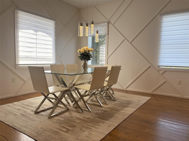 607 Oakley St Unit 5, Houston, TX 77006 - dining space featuring wood finished floors