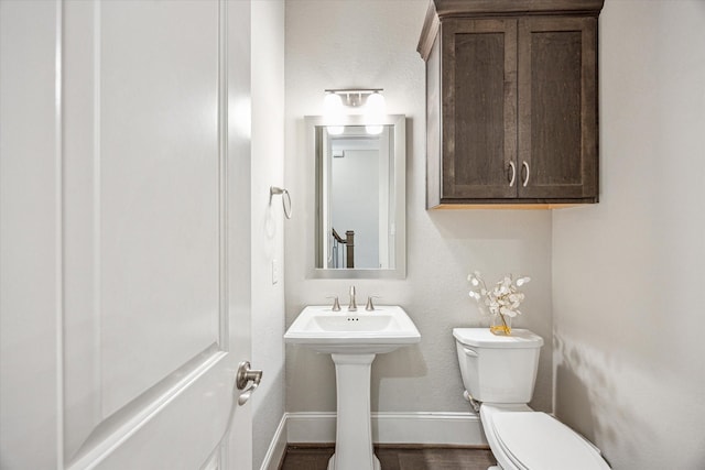 8325 Barberry Branch St, Houston, TX 77055 - bathroom with toilet and baseboards