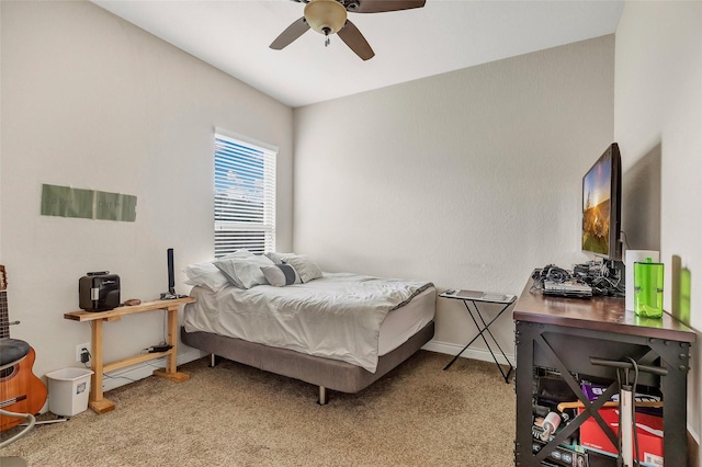 18115 Stari Most Ln, Houston, TX 77044 - bedroom featuring carpet flooring and a ceiling fan