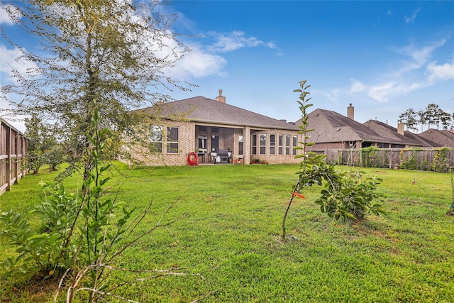 18115 Stari Most Ln, Houston, TX 77044 - rear view of house featuring a fenced backyard and brick siding