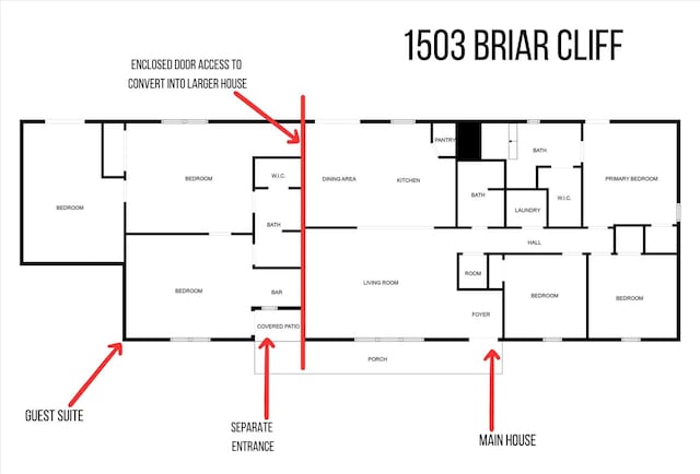 1503 Briar Cliff St, Conroe, TX 77385 - view of room layout