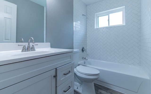 28906 Champion Oaks Dr, Magnolia, TX 77354 - bathroom featuring vanity and shower / washtub combination