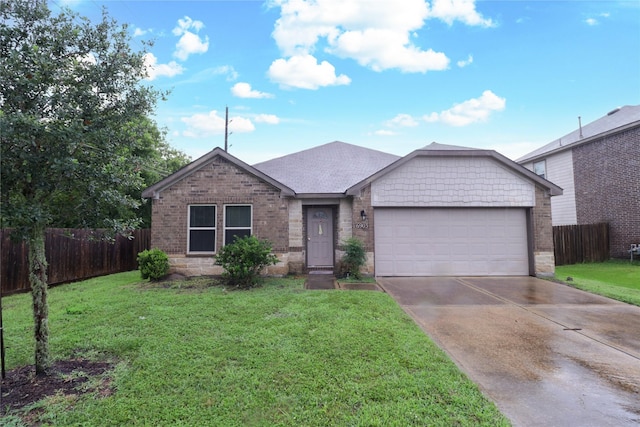 6903 Rosemont Ct, Rosharon, TX 77583 - single story home with an attached garage, brick siding, and driveway