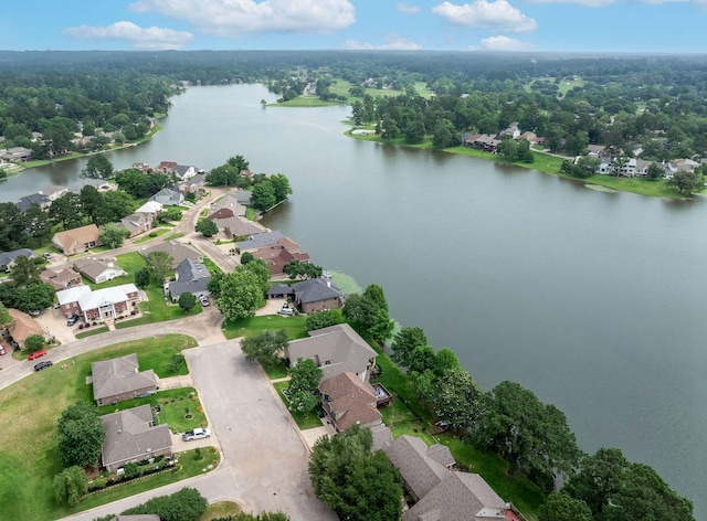 1600 Wimbledon Dr, Huntsville, TX 77340 - aerial view of residential area with a nearby body of water