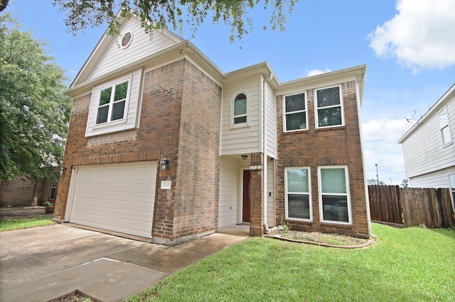 1202 Fairlane Sq, Channelview, TX 77530 - traditional home featuring brick siding, driveway, and a garage