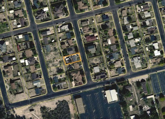 1208 Oak Ave, Odessa, TX 79763 - map / location with property parcel outlined