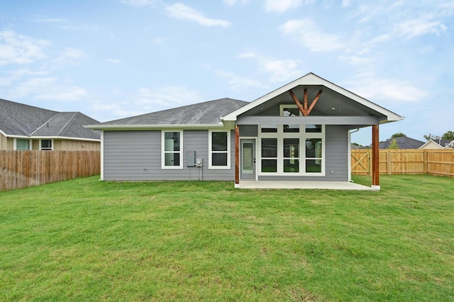 101 Callie St, Smithville, TX 78957 - back of house featuring a patio area and a fenced backyard
