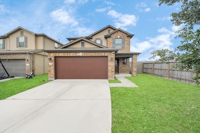 2702 Urban Glen Ct, Houston, TX 77038 - view of front facade featuring brick siding, driveway, and a garage
