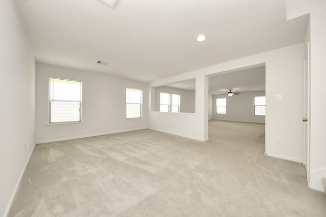 2702 Urban Glen Ct, Houston, TX 77038 - empty room with light colored carpet and a ceiling fan