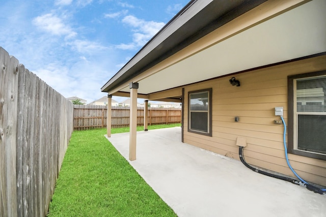 2702 Urban Glen Ct, Houston, TX 77038 - fenced backyard with a patio area