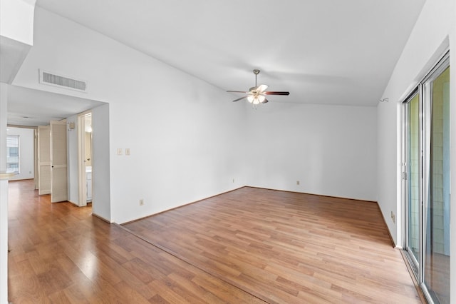 14555 Wunderlich Dr Unit 2602, Houston, TX 77069 - spare room featuring light wood-type flooring and a ceiling fan