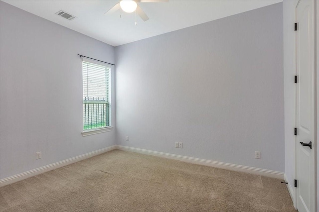 23 N Wheatleigh Dr, Tomball, TX 77375 - empty room featuring light colored carpet and ceiling fan