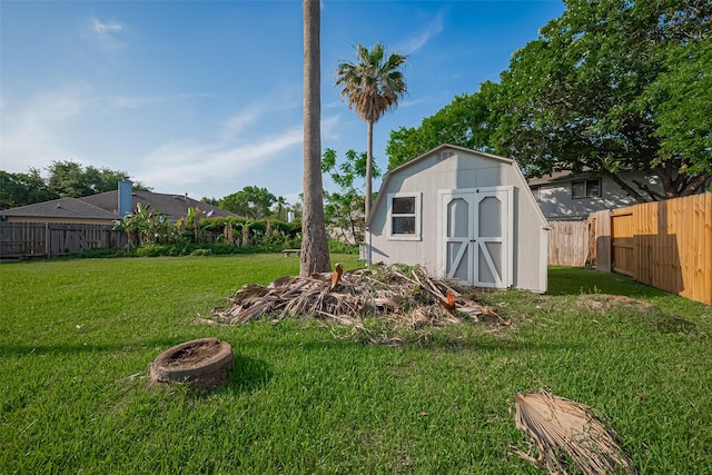 606 Oak Hill Dr, Kemah, TX 77565 - view of shed with a fenced backyard